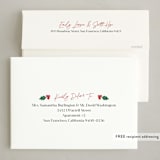 "Us Again" - Holiday Cards in Snow by Robert and Stella - FREE Recipient Addressing