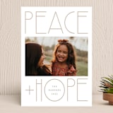 "Broad Deco" - Holiday Cards in Snow by Amy Kross - Front