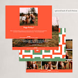 "Triple Ho" - Holiday Cards in Peppermint by Geraldine Sales - Back of Card Options