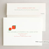 "Triple Ho" - Holiday Cards in Peppermint by Geraldine Sales - FREE Recipient Addressing