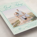 "Julep" - Holiday Cards in Mint by Megan Davis - Detail