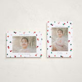 "Disney's Mickey Confetti" - Holiday Cards in Cherry by Ellen Schlegelmilch - Photo Orientation Options