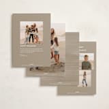 "Holiday Headlines" - Holiday Cards in Ink by Ekko Studio - Back of Card Options