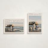 "Holiday Headlines" - Holiday Cards in Ink by Ekko Studio - Photo Orientation Options