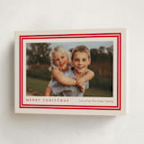 "Preppy Frame" - Holiday Cards in Cherry Cola by Carolyn MacLaren - Folded Card