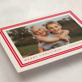 "Preppy Frame" - Holiday Cards in Cherry Cola by Carolyn MacLaren - Detail