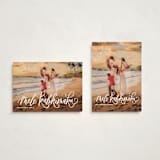 "A Very Mele Kalikimaka" - Holiday Cards in Snow by Elsa Duncan - Photo Orientation Options