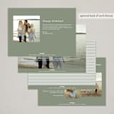"Favorite Frame" - Holiday Cards in Spruce by Alston Foster - Back of Card Options