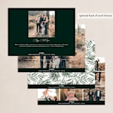 "Textured Pines" - Holiday Cards in Pine by Alethea and Ruth - Back of Card Options