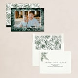 "Textured Pines" - Holiday Cards in Pine by Alethea and Ruth - Assembled