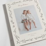 "Leafy Border" - Holiday Cards in Vanilla by Emily Sabol Goss - Detail