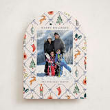 "Festive icons" - Holiday Cards in Blue Spruce by Sarah Knight - Front