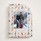 "Festive icons" - Holiday Cards in Blue Spruce by Sarah Knight - Front