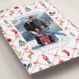 "Festive icons" - Holiday Cards in Leaf by Sarah Knight - Detail