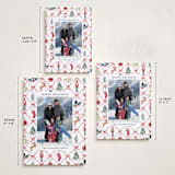 "Festive icons" - Holiday Cards in Leaf by Sarah Knight - Formats Available