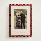 "Highland Holiday" - Holiday Cards in Antique by Olivia Kanaley Inman - Front