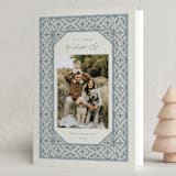 "Linked" - Holiday Cards in Frosted by Jen Owens - Folded Card
