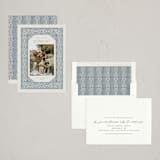 "Linked" - Holiday Cards in Frosted by Jen Owens - Assembled