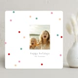 "Festive Square" - Holiday Cards in Confetti by Angela Thompson - Front