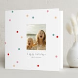 "Festive Square" - Holiday Cards in Confetti by Angela Thompson - Folded Card