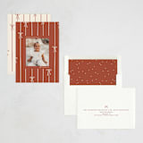 "Lines of Bows" - Holiday Cards in Spice by Ellen Schlegelmilch - Assembled