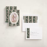 "Holiday Garland Ribbon" - Holiday Cards in Gumdrop by Jackie Crawford - Assembled