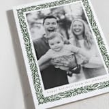 "Simple Floral Frame" - Holiday Cards in Pine Needle by Katharine Watson - Detail