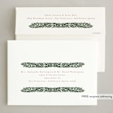 "Simple Floral Frame" - Holiday Cards in Pine Needle by Katharine Watson - FREE Recipient Addressing