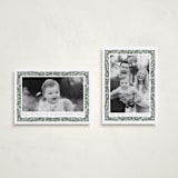 "Simple Floral Frame" - Holiday Cards in Pine Needle by Katharine Watson - Photo Orientation Options