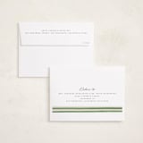 "Vintage Stripes" - Holiday Cards in Evergreen by Teju Reval - FREE Recipient Addressing