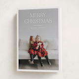 "Red Letter Christmas" - Holiday Cards in Snow by Stephanie Hawkes - Folded Card
