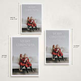 "Red Letter Christmas" - Holiday Cards in Snow by Stephanie Hawkes - Formats Available