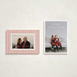 "Red Letter Christmas" - Holiday Cards in Snow by Stephanie Hawkes - Photo Orientation Options