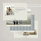 "Linked" - Holiday Cards in Frosted by Jen Owens - Back of Card Options