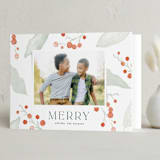 "Frosty Days" - Holiday Cards in Berry by Oscar and Emma - Karly Depew - Folded Card