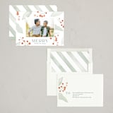 "Frosty Days" - Holiday Cards in Berry by Oscar and Emma - Karly Depew - Assembled