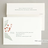"Frosty Days" - Holiday Cards in Berry by Oscar and Emma - Karly Depew - FREE Recipient Addressing