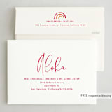 "kalikimaka greetings" - Holiday Cards in Hibiscus by Lori James - FREE Recipient Addressing