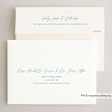 "handwritten note" - Holiday Cards in Wintergreen by Sarah Curry - FREE Recipient Addressing