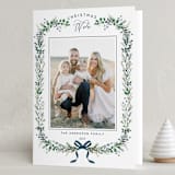 "Festive Vine" - Holiday Cards in Twilight by Susan Moyal - Folded Card