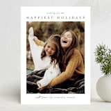 "Frame of Happiness" - Holiday Cards in Snow by Chris Griffith - Front