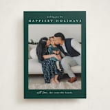 "Frame of Happiness" - Holiday Cards in Hunter by Chris Griffith - Front
