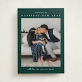 "Frame of Happiness" - Holiday Cards in Hunter by Chris Griffith - Front
