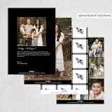 "Frame of Happiness" - Holiday Cards in Snow by Chris Griffith - Back of Card Options