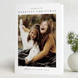 "Frame of Happiness" - Holiday Cards in Snow by Chris Griffith - Folded Card