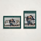 "Frame of Happiness" - Holiday Cards in Hunter by Chris Griffith - Photo Orientation Options