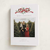 "Greenery Swag" - Holiday Cards in Santa by Everett Paper Goods - Folded Card