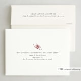 "plain and clean" - Holiday Cards in Berry by Roxanne Fay - FREE Recipient Addressing