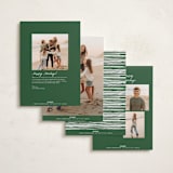 "Painted Frame Edge" - Holiday Cards in Forest by Alethea and Ruth - Back of Card Options