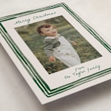 "Painted Frame Edge" - Holiday Cards in Forest by Alethea and Ruth - Detail